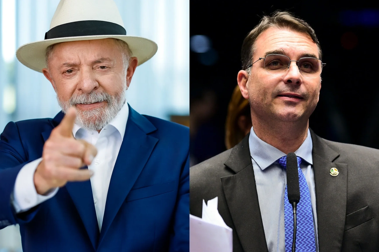Lula lidera com 58% e bate Flávio Bolsonaro em 30% na Paraíba